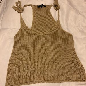 Oliviaceous Knit Crop Top